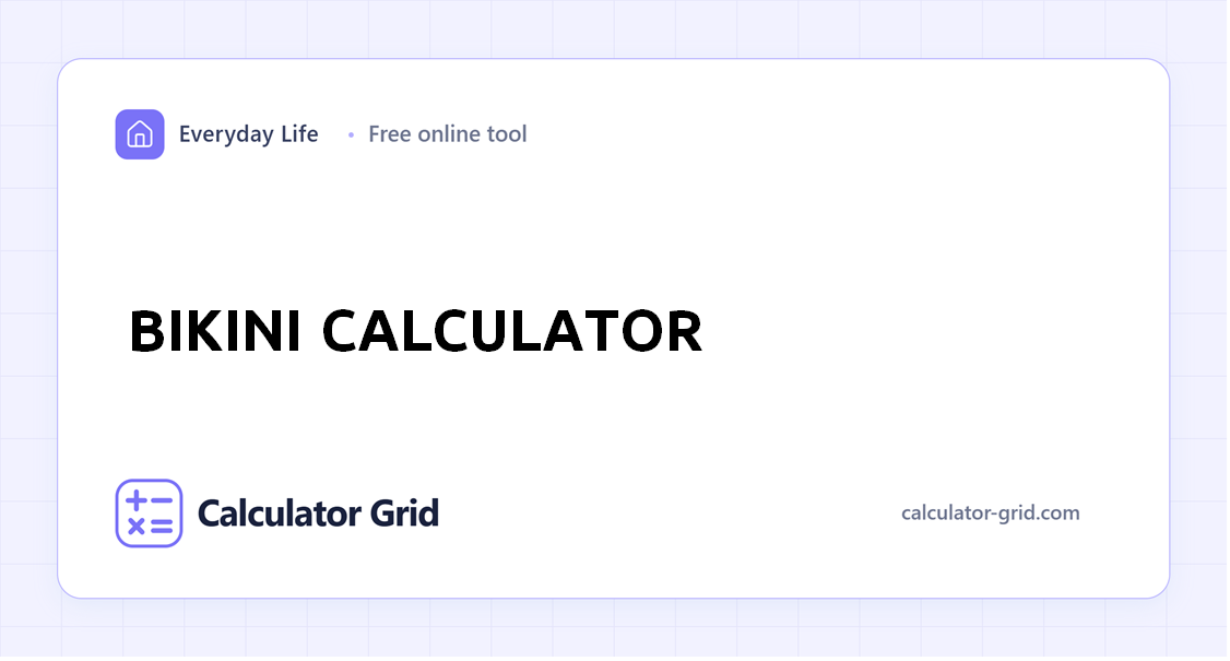 Bikini Calculator