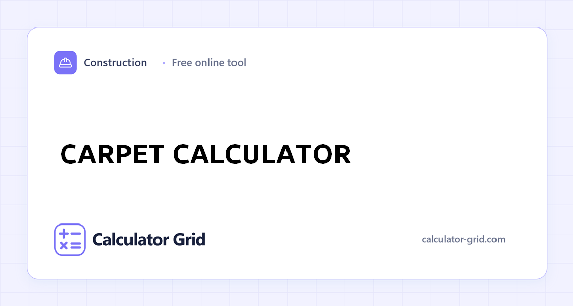 Carpet Calculator