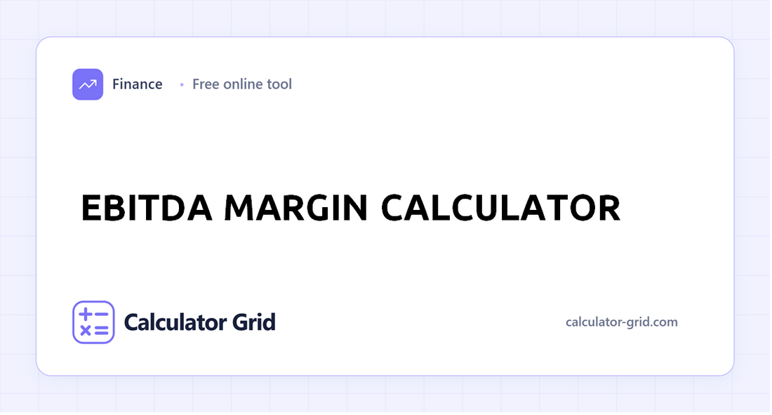 EBITDA Margin Calculator