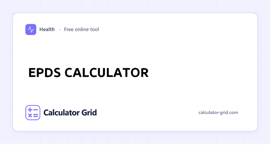 EPDS Calculator