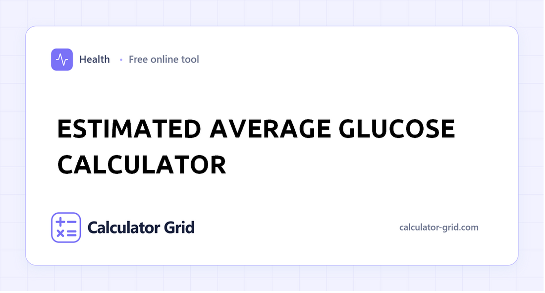 Estimated Average Glucose Calculator