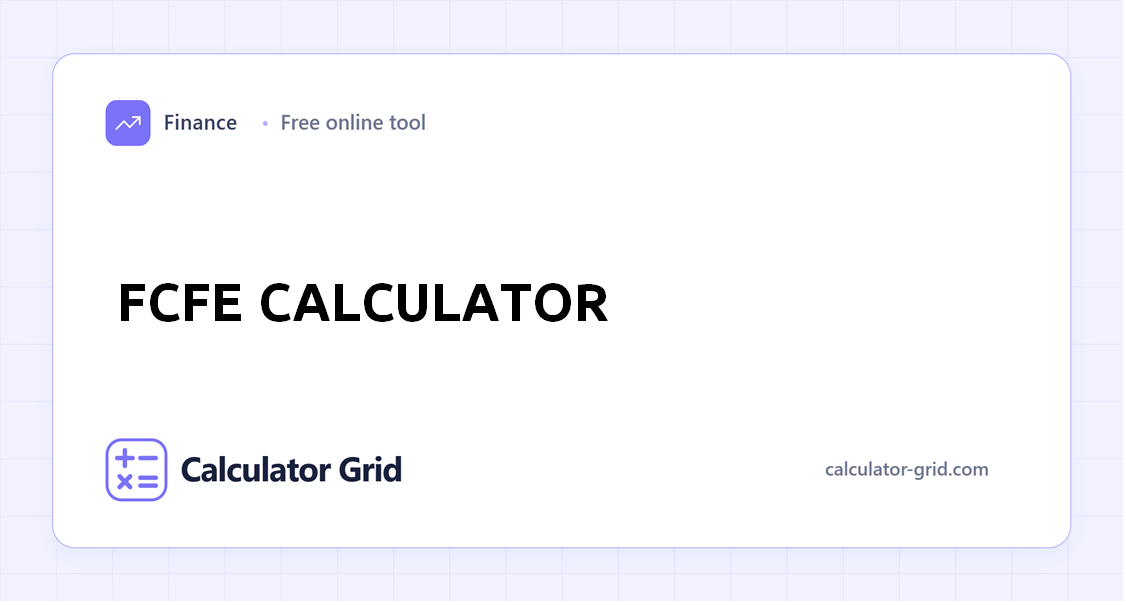 FCFE Calculator