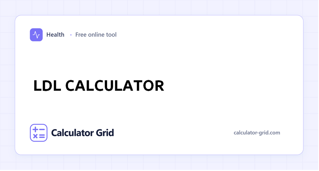 LDL Calculator