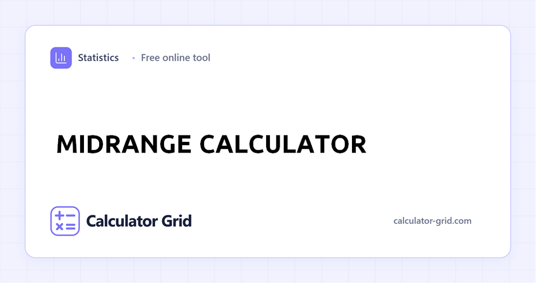 Midrange Calculator