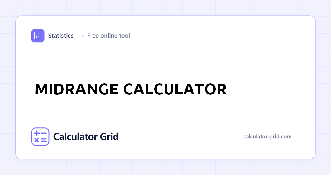 Midrange Calculator