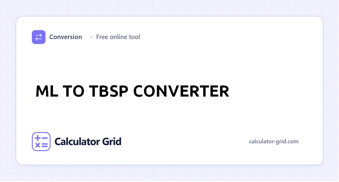 ml to tbsp Converter