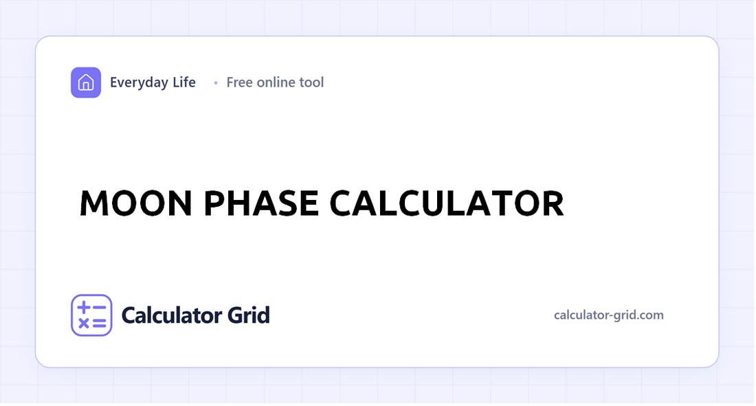 Moon Phase Calculator