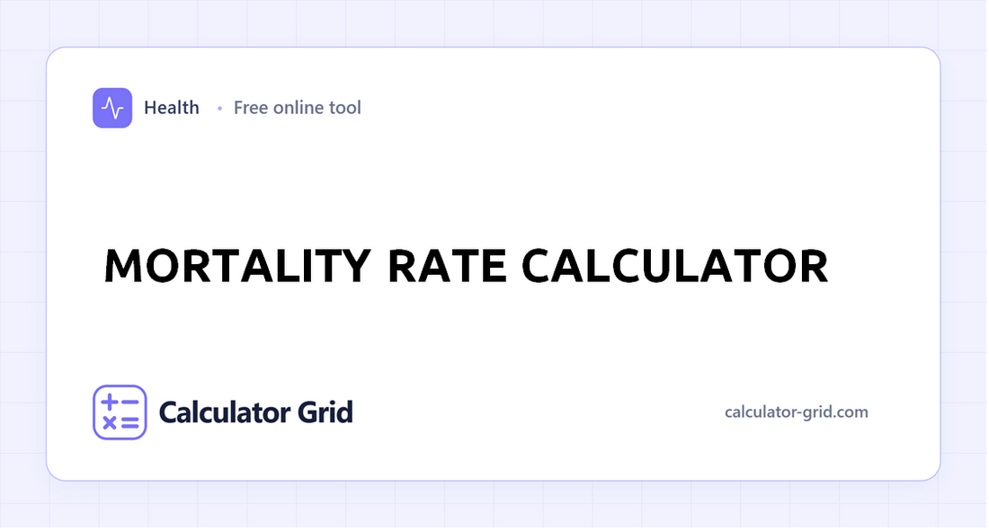 Mortality Rate Calculator