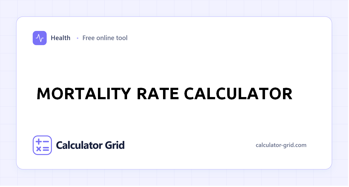 Mortality Rate Calculator