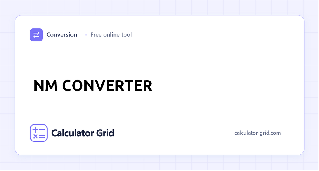 nm converter