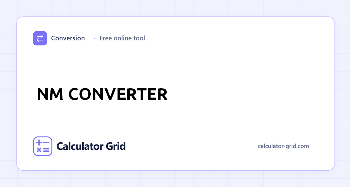 nm converter