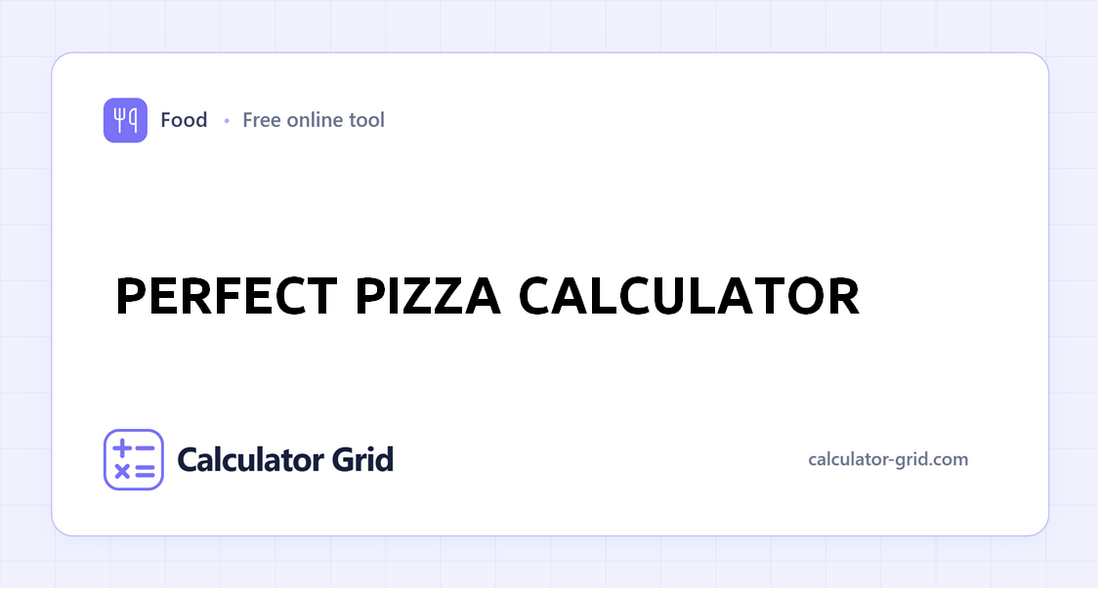 Perfect Pizza Calculator