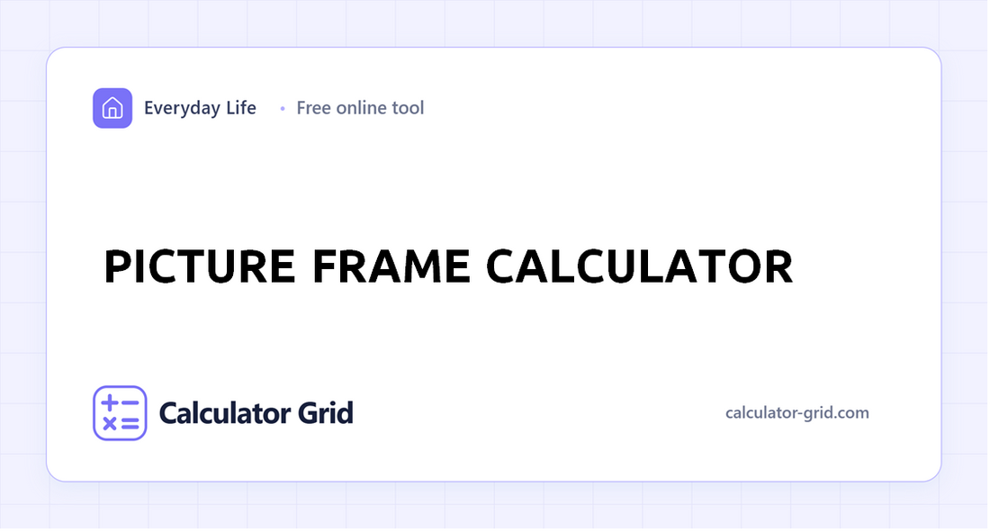 Picture Frame Calculator