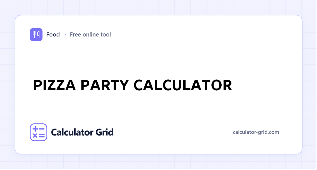 Pizza Party Calculator