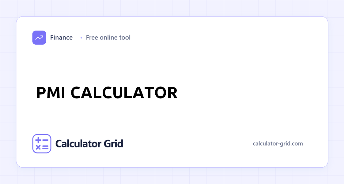 PMI Calculator