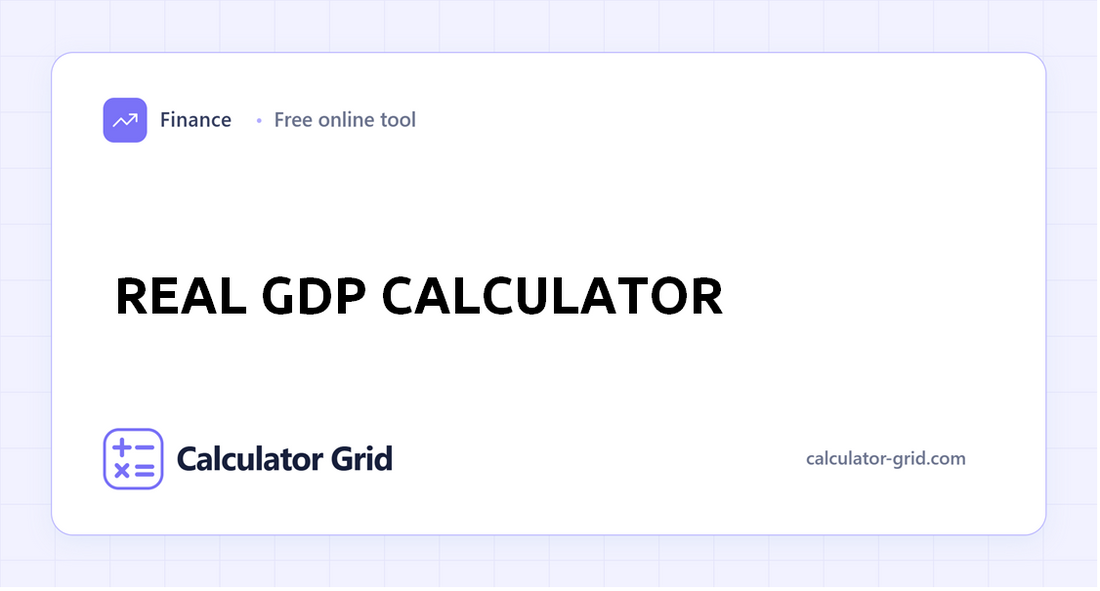 Real GDP Calculator
