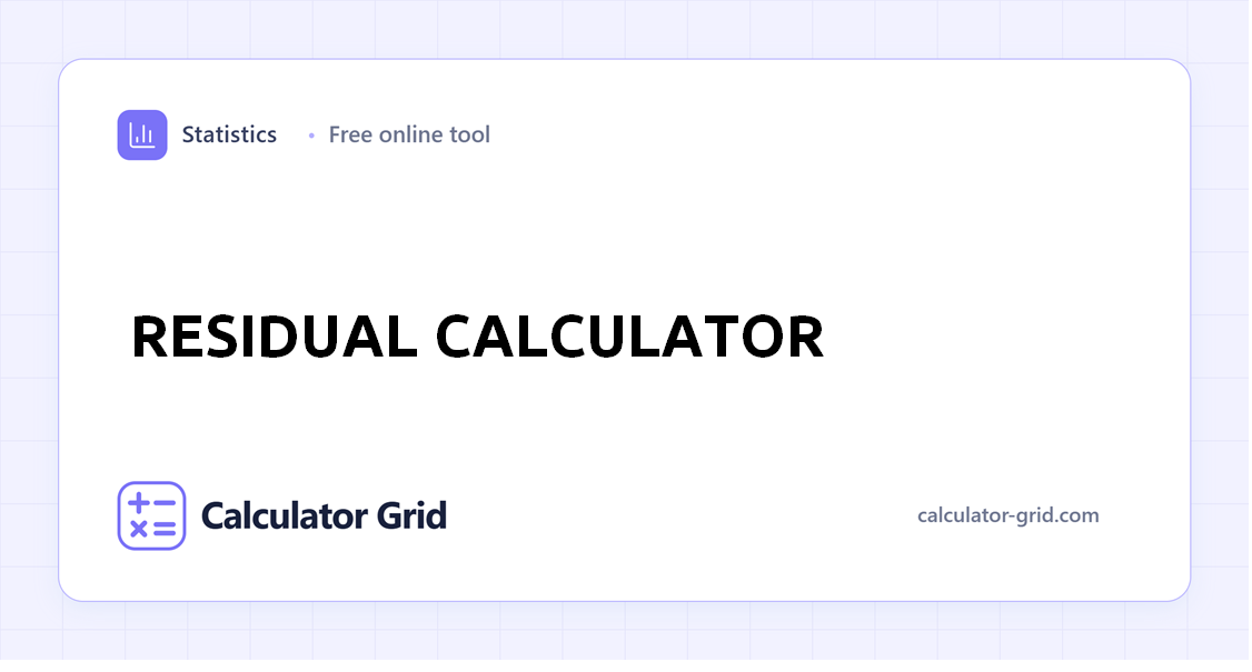 Residual Calculator