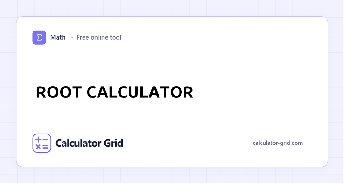 Root Calculator
