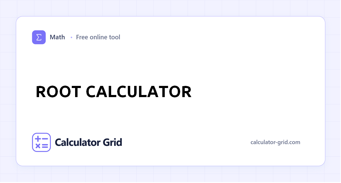 Root Calculator