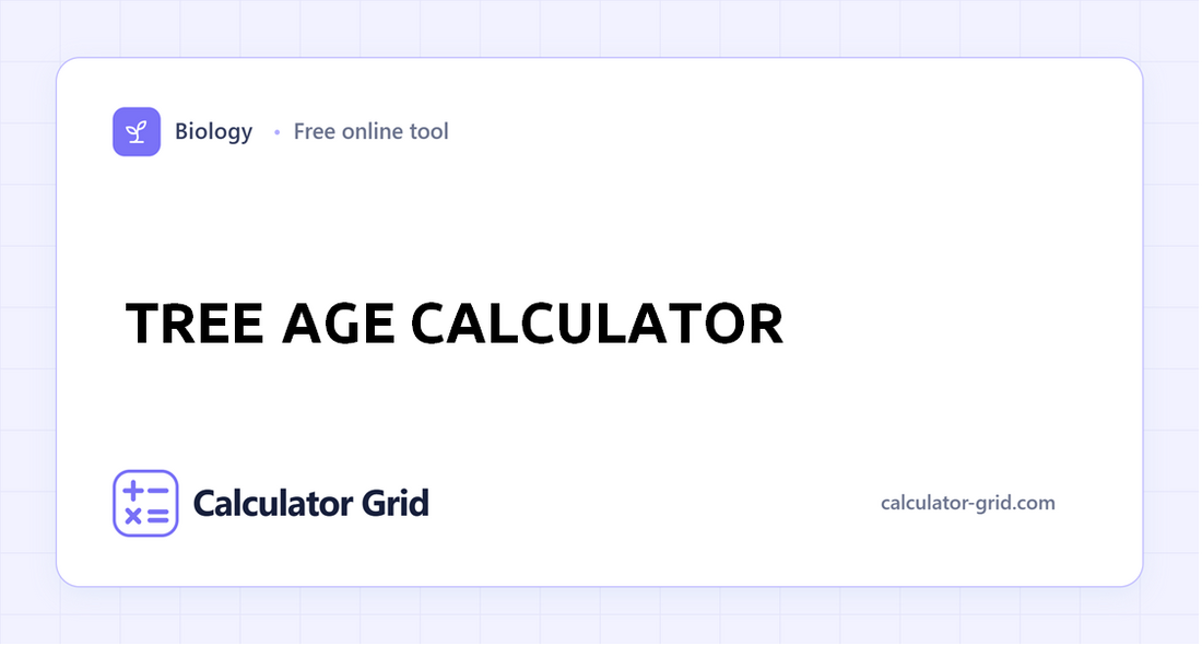 Tree Age Calculator
