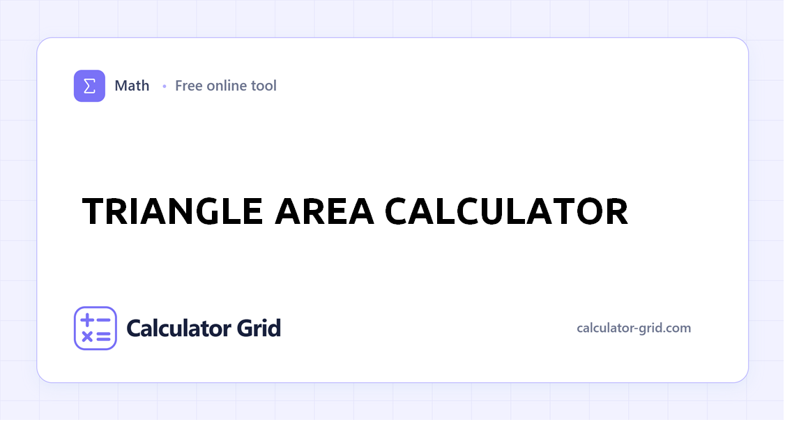 Triangle Area Calculator