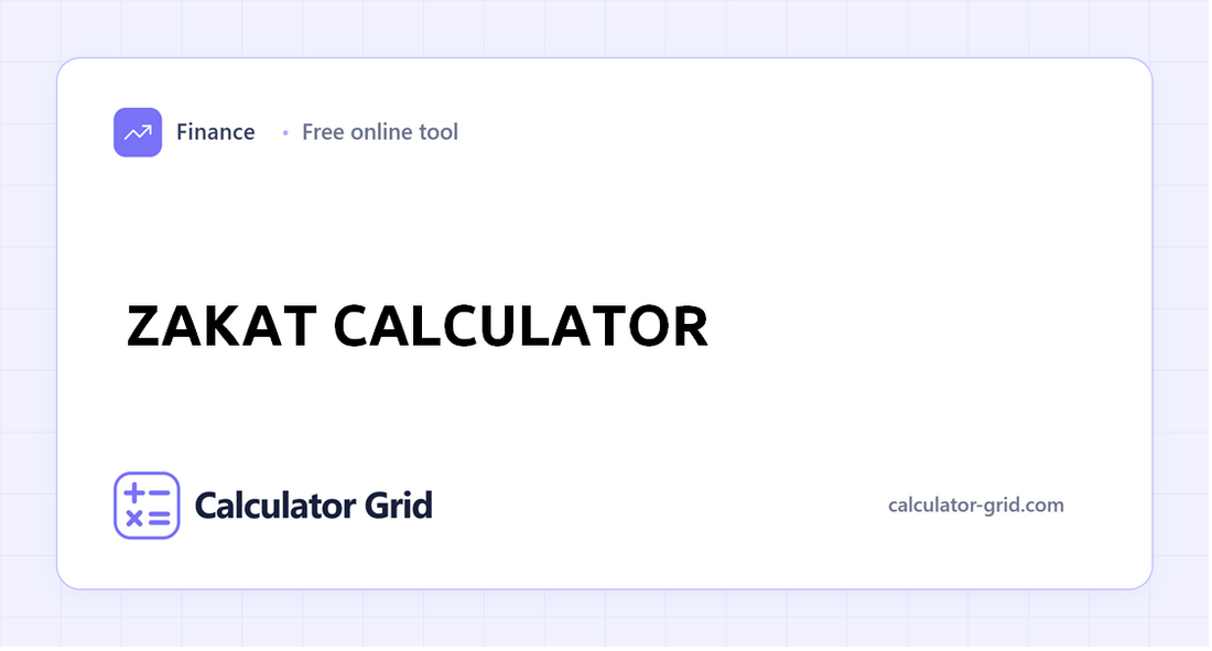 Zakat Calculator